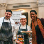 Comp winner Lauren Murphy with Pastry Chef Joe Ladd and Sherrie Eugene-Hart