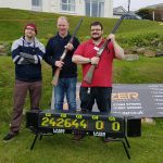 Brett on right with Chris and Anton - winners of shooting