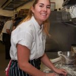 Highbury College student in the kitchen