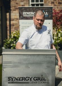 Dean Cooking on the Synergy Grill